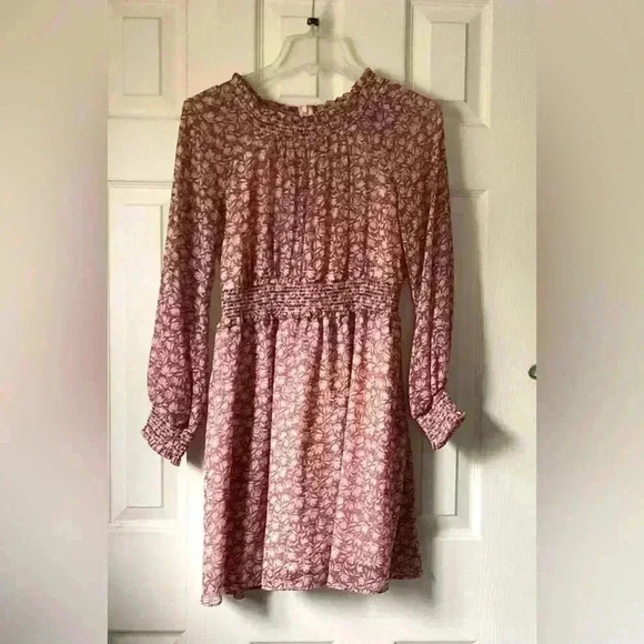 Anthropologie Gal Meets Glam Wimberly Smocked Mini Dress. Size 4 P - Picture 5 of 16